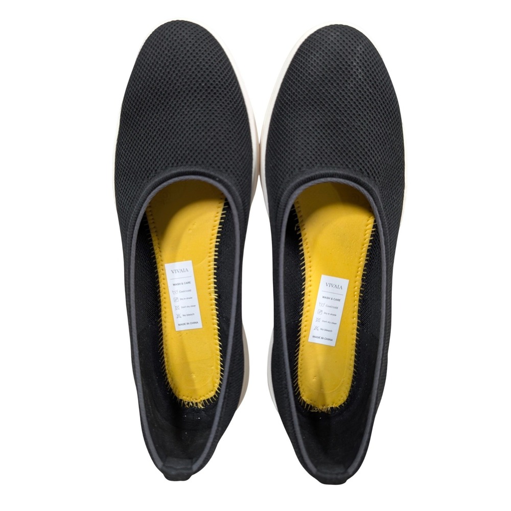 VIVAIA Walker Pro Hybrid Black Knit Slip On Flats Comfort Shoes EU 41.5 US 10 - Picture 8 of 8